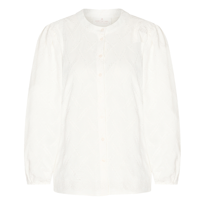 Aimee the Label Dames Blouse Cecile2 Wit