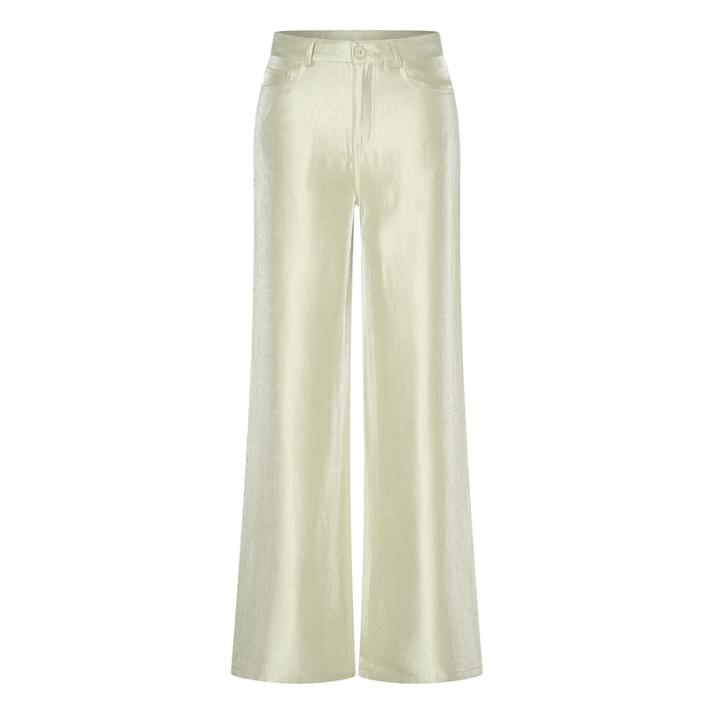 Aimee the Label Dames Broek Enjoying2 Groen