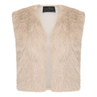 Aimee the Label dames gilet Middengrijs