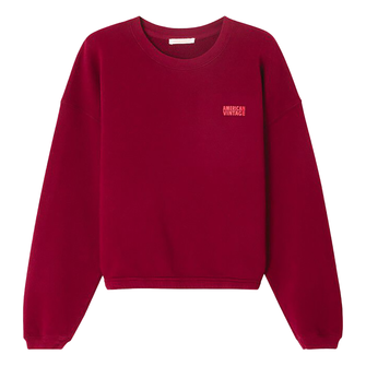 American Vintage Dames Trui Izubird Bordeaux
