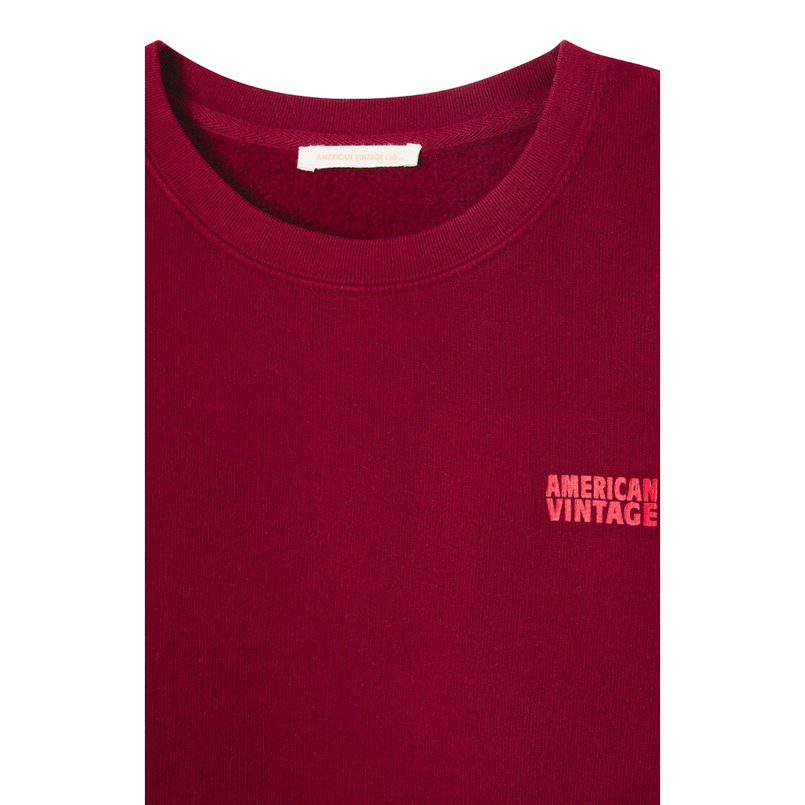 American Vintage Dames Trui Izubird Bordeaux