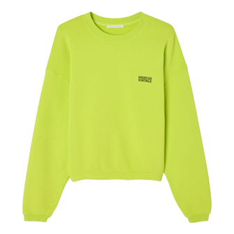 American Vintage Dames Trui Izubird Lime