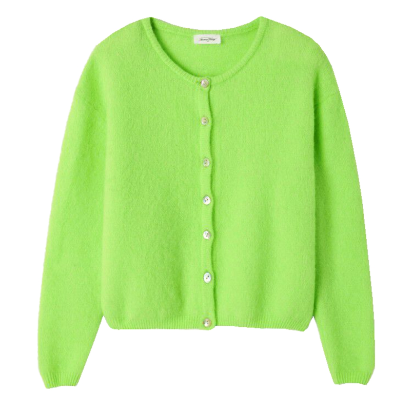 American Vintage Dames Vest Vitow Lime