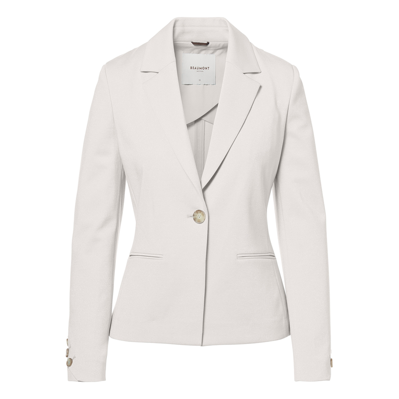 Beaumont Dames Blazer Bc55110251 Petit Wit