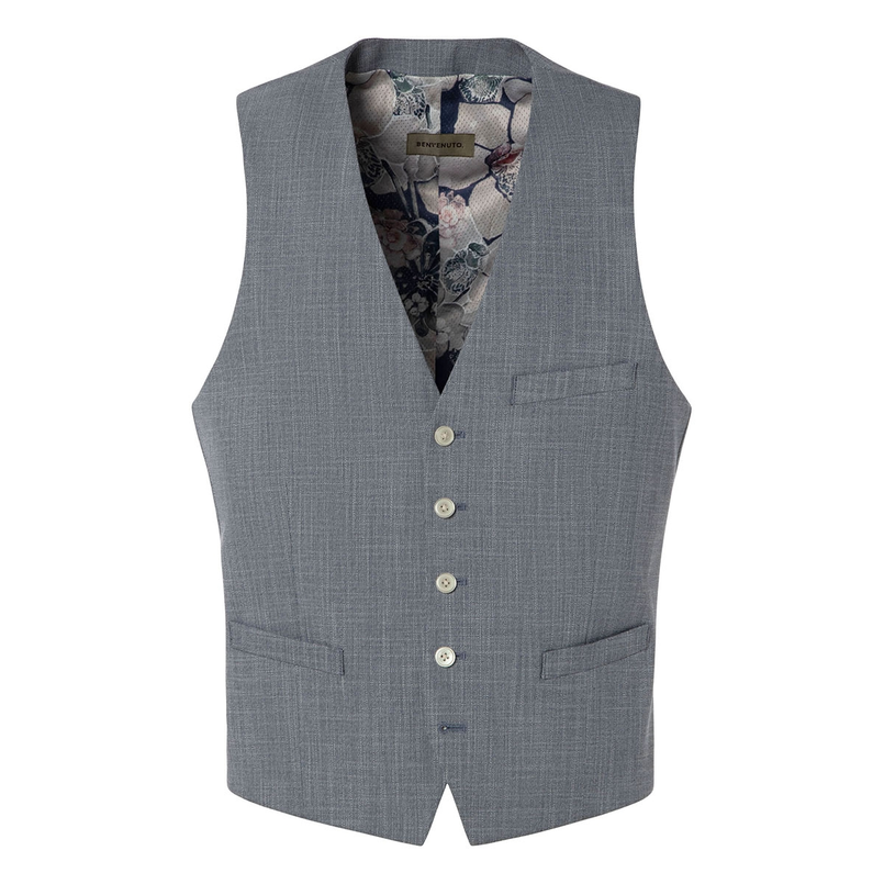 Benvenuto Heren Gilet 489228427 Bleu