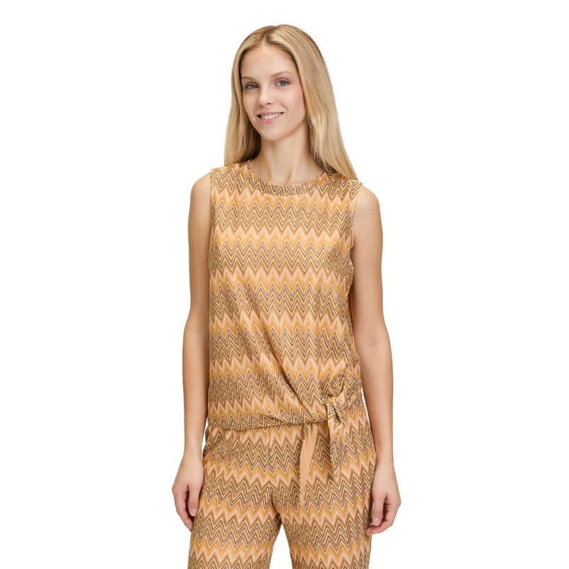 Betty Barclay Dames Blouse 87697287 Bruin dessin