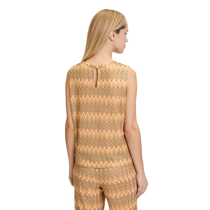 Betty Barclay Dames Blouse 87697287 Bruin dessin