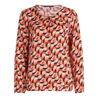 Betty Barclay Dames Blouse 88101045 Rood dessin