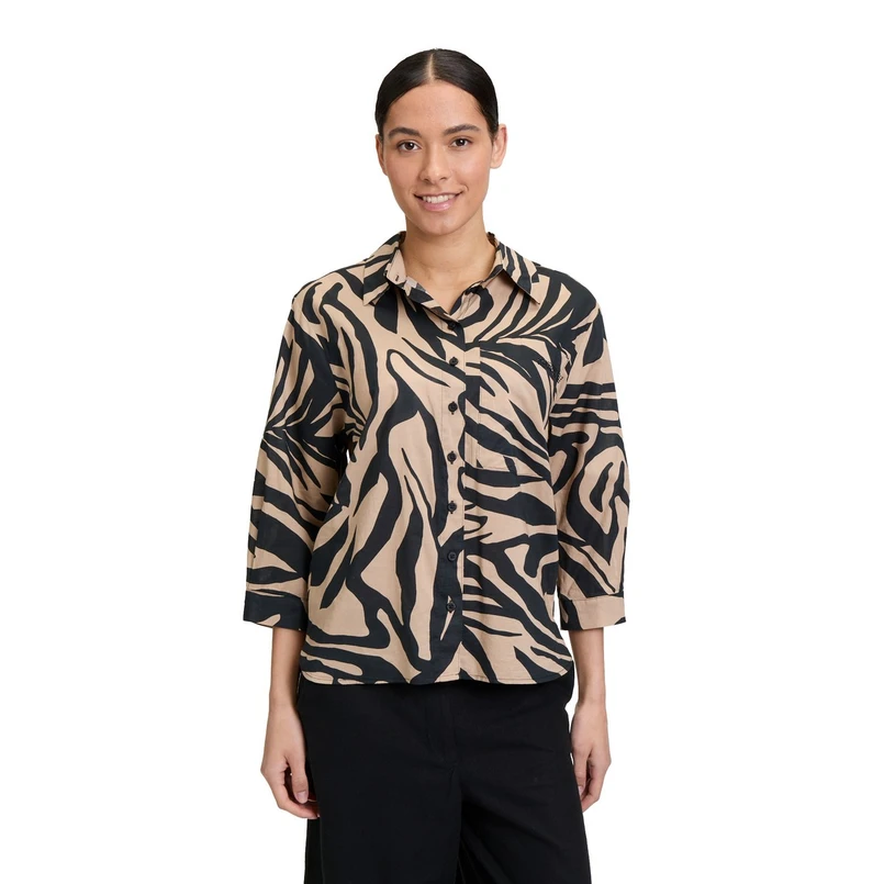 Betty Barclay Dames Blouse 88141213 Zwart dessin