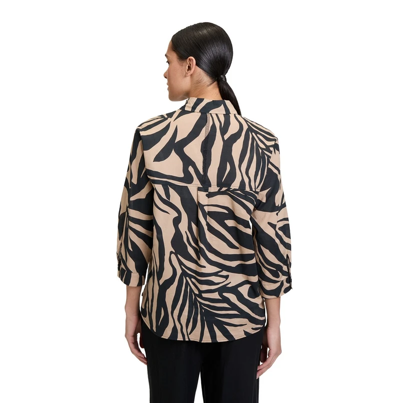 Betty Barclay Dames Blouse 88141213 Zwart dessin