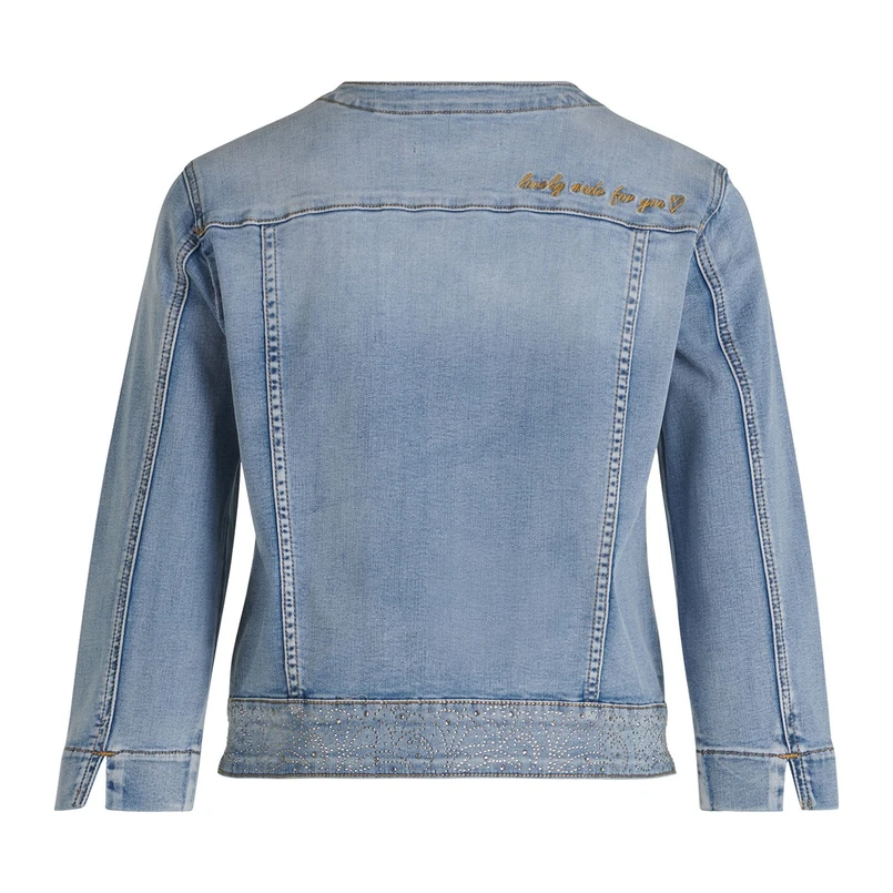 Betty Barclay Dames Jas 45231053 Bleached blue denim