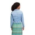 Betty Barclay Dames Jas 45442523 Bleached blue denim