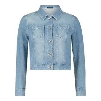Betty Barclay Dames Jas 45442523 Bleached blue denim