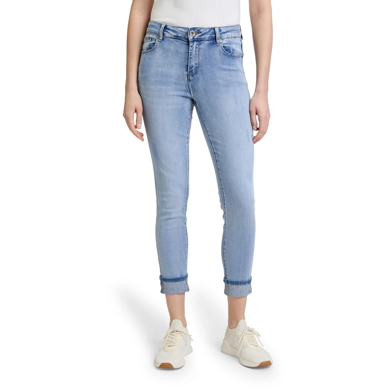 Betty Barclay Dames Jeans 60331053 Bleached blue denim