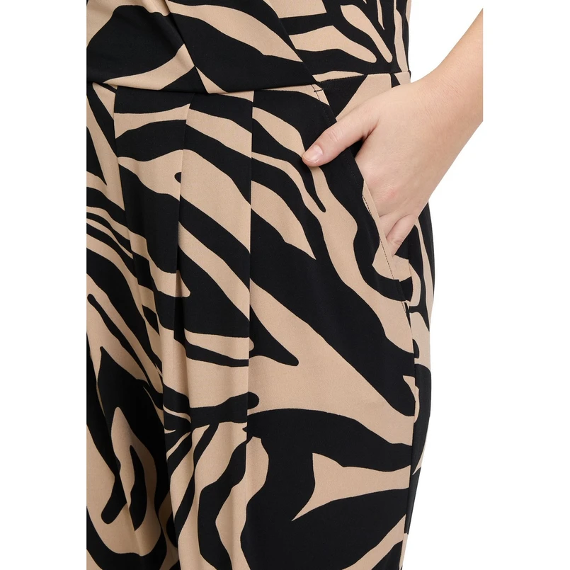 Betty Barclay Dames Jumpsuit 60531224 Zwart dessin