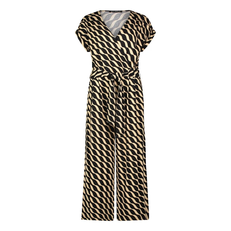 Betty Barclay Dames Jumpsuit 60591328 Zwart dessin