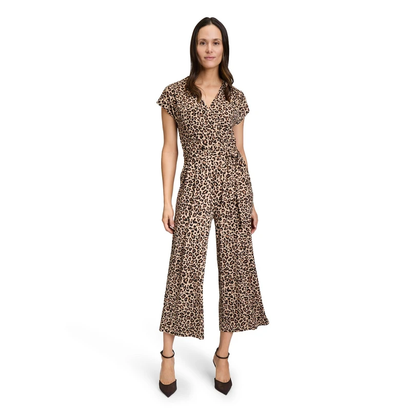 Betty Barclay Dames Jumpsuit 60591329 Zwart dessin