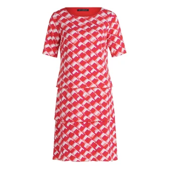 Betty Barclay Dames Jurk 16521101 Rood dessin