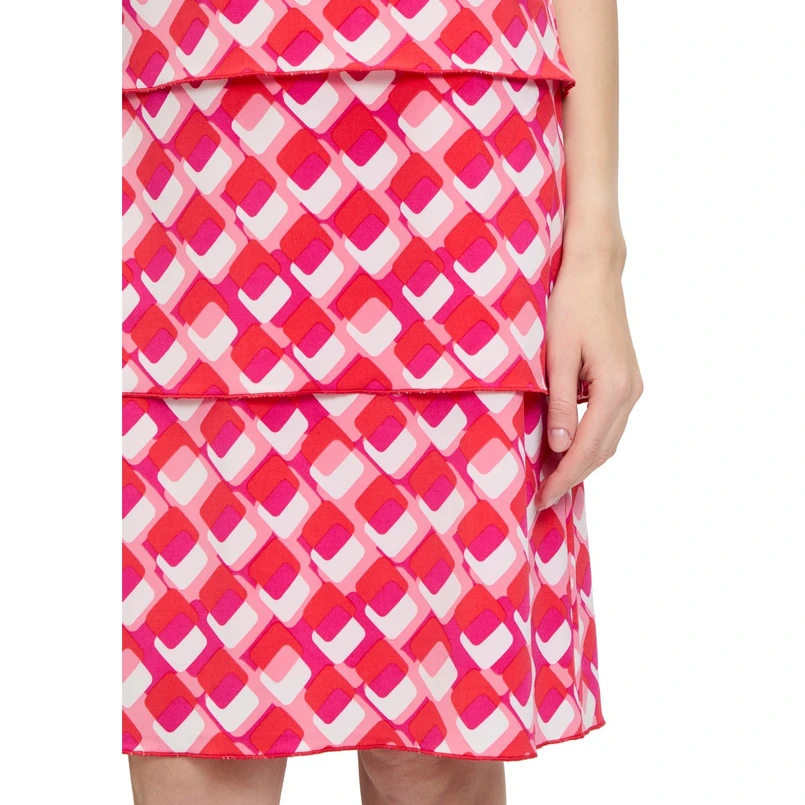 Betty Barclay Dames Jurk 16521101 Rood dessin