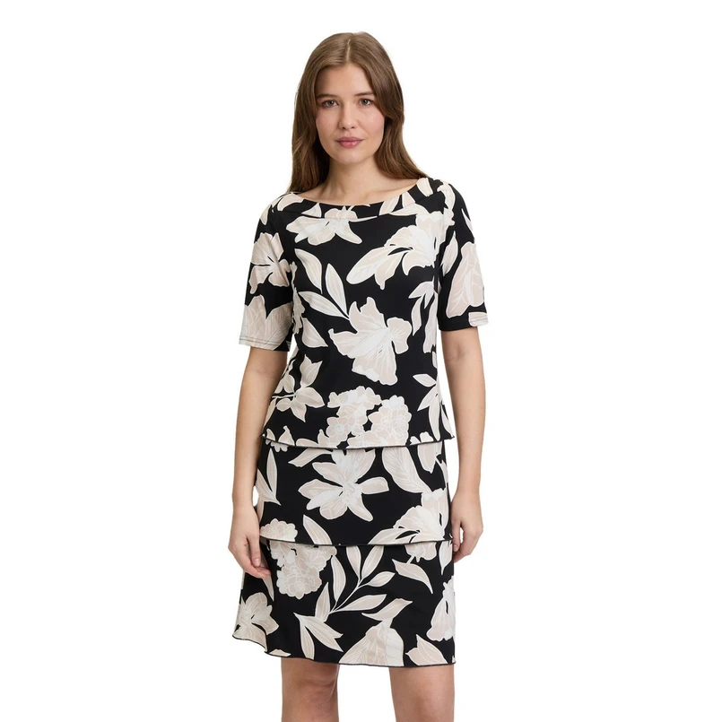 Betty Barclay Dames Jurk 16741260 Zwart dessin
