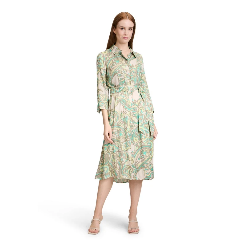 Betty Barclay Dames Jurk 16881116 Groen dessin