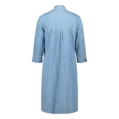 Betty Barclay Dames Jurk 16921105 Bleached blue denim