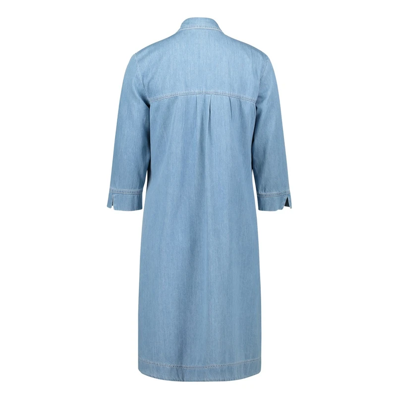 Betty Barclay Dames Jurk 16921105 Bleached blue denim