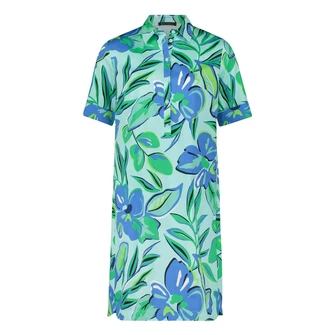 Betty Barclay Dames Jurk 17071206 Groen dessin