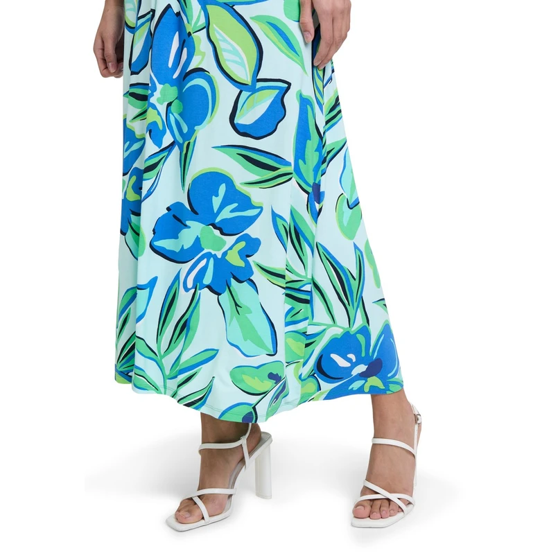 Betty Barclay Dames Jurk 17082020 Groen dessin