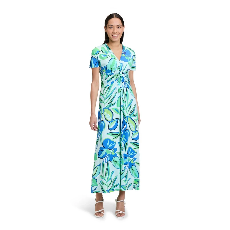 Betty Barclay Dames Jurk 17082020 Groen dessin