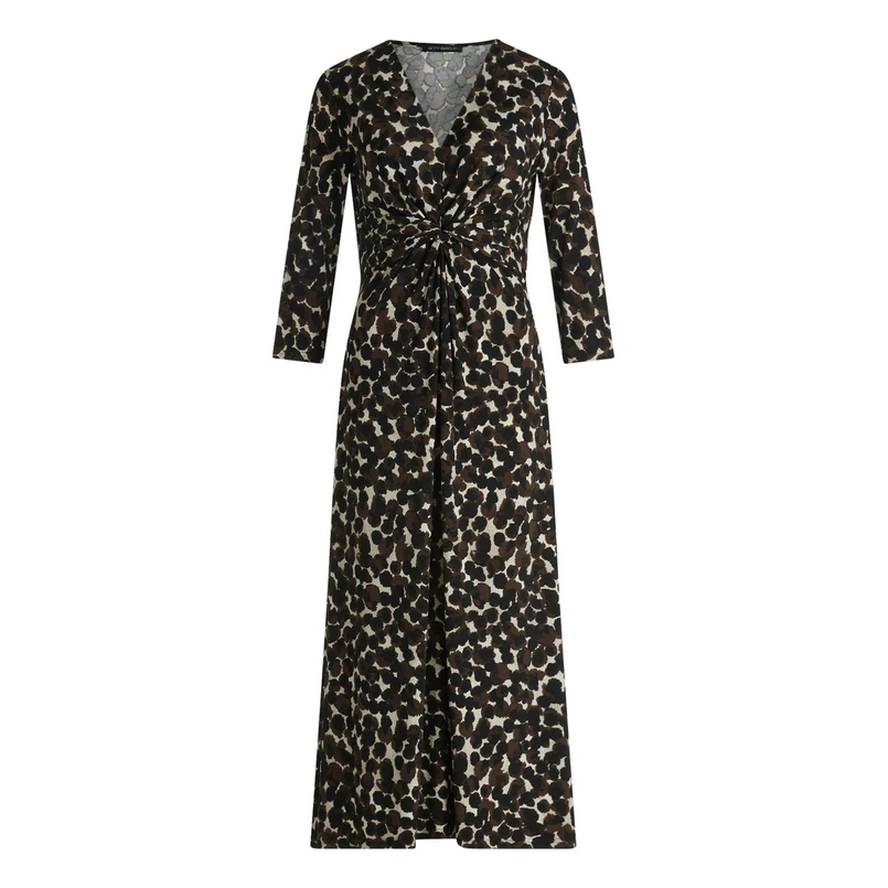 Betty Barclay Dames Jurk 17711617 Bruin dessin