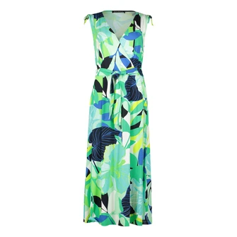 Betty Barclay Dames Maxi-jurk 17102018 Groen dessin