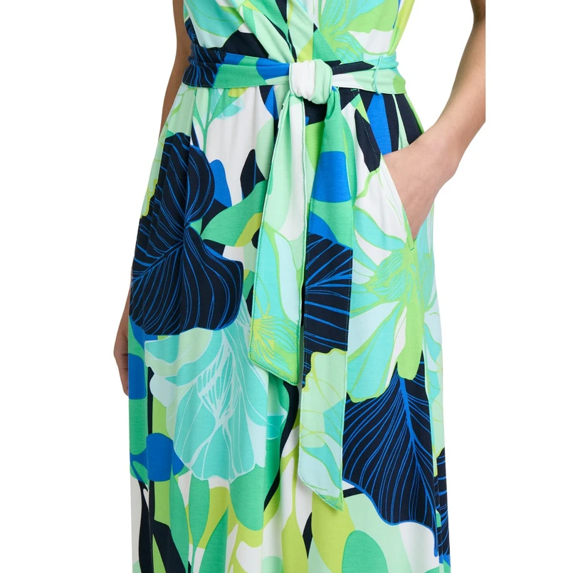 Betty Barclay Dames Maxi-jurk 17102018 Groen dessin