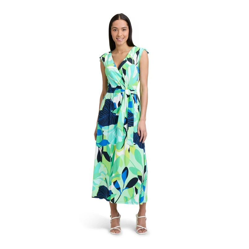 Betty Barclay Dames Maxi-jurk 17102018 Groen dessin