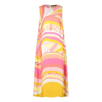 Betty Barclay Dames Maxi-jurk 17261247 Paars dessin