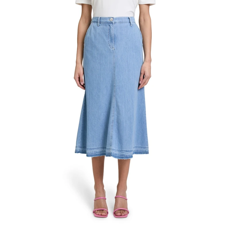 Betty Barclay Dames Rok 94071105 Bleached blue denim