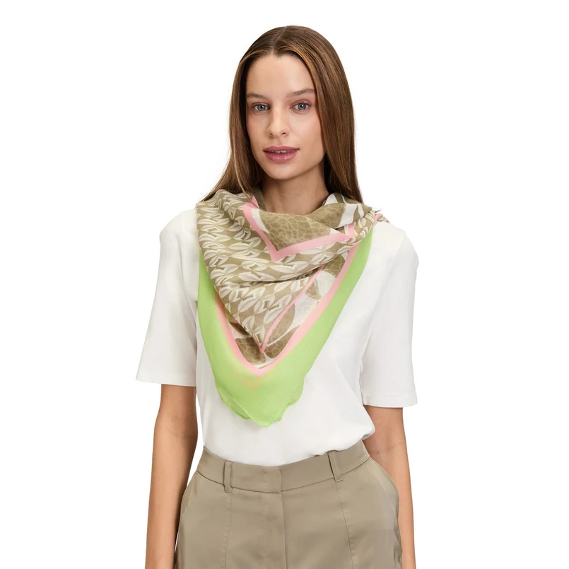 Betty Barclay Dames Sjaal 34441292 Groen dessin