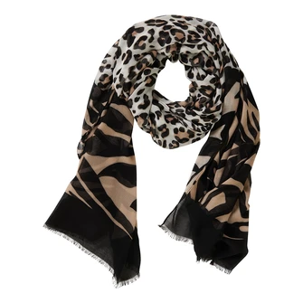 Betty Barclay Dames Sjaal 34471295 Zwart dessin