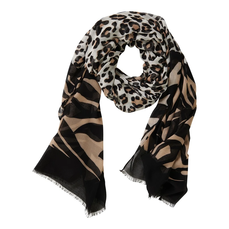 Betty Barclay Dames Sjaal 34471295 Zwart dessin