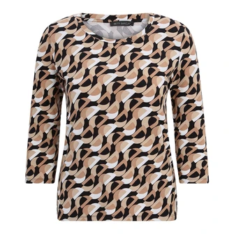 Betty Barclay Dames Top 23531070 Bruin dessin