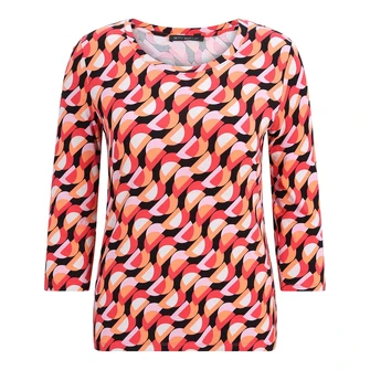 Betty Barclay Dames Top 23531070 Rood dessin