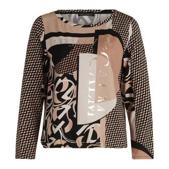 Betty Barclay Dames Top 23541071 Bruin dessin