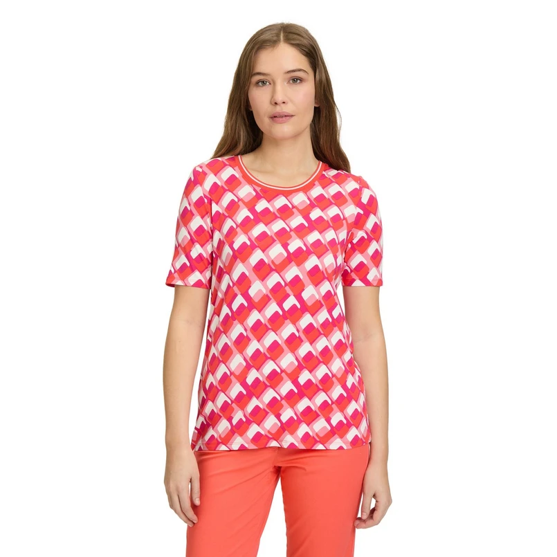 Betty Barclay Dames Top 23821164 Rood dessin
