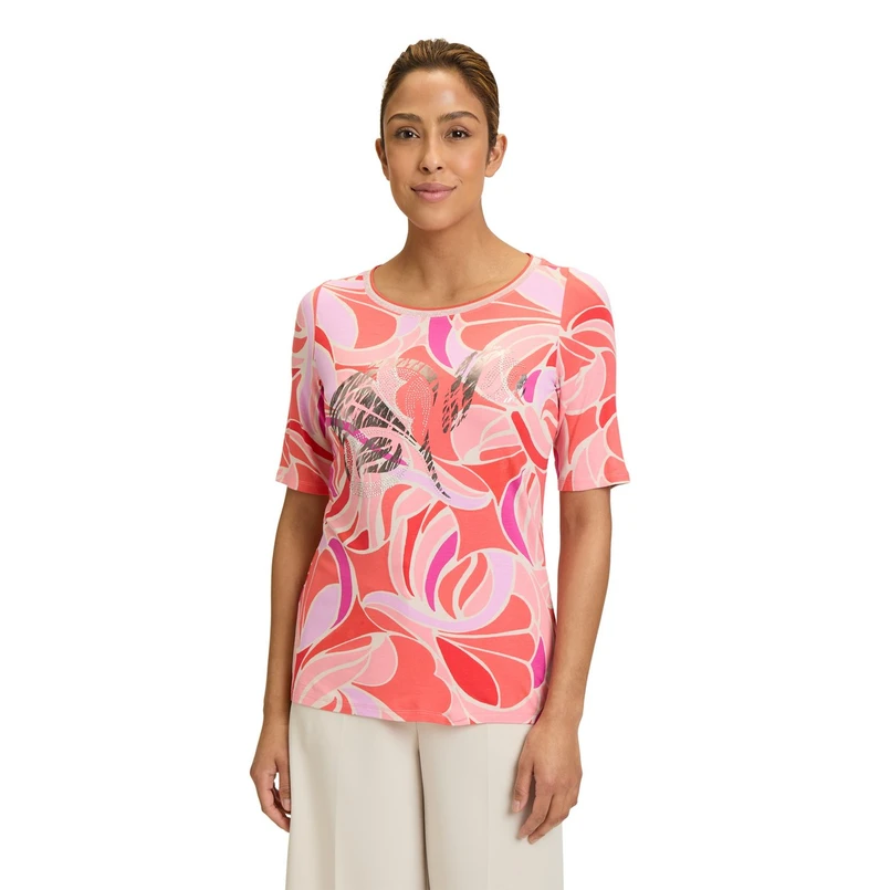 Betty Barclay Dames Top 24021197 Rood dessin