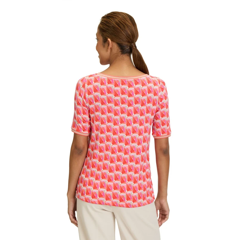 Betty Barclay Dames Top 24071198 Rood dessin