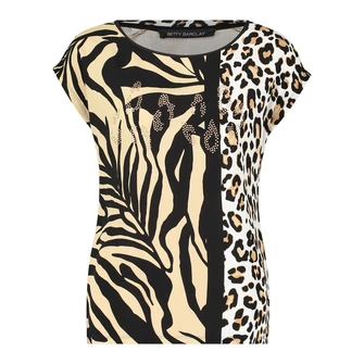 Betty Barclay Dames Top 24341273 Zwart dessin