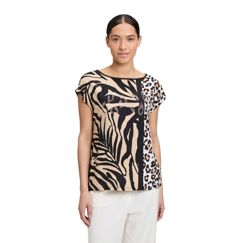 Betty Barclay Dames Top 24341273 Zwart dessin