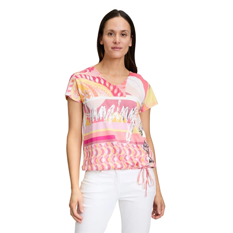 Betty Barclay Dames Top 24491283 Paars dessin