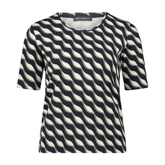 Betty Barclay Dames Top 25361411 Groen dessin