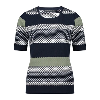 Betty Barclay Dames Top 25401414 Groen dessin